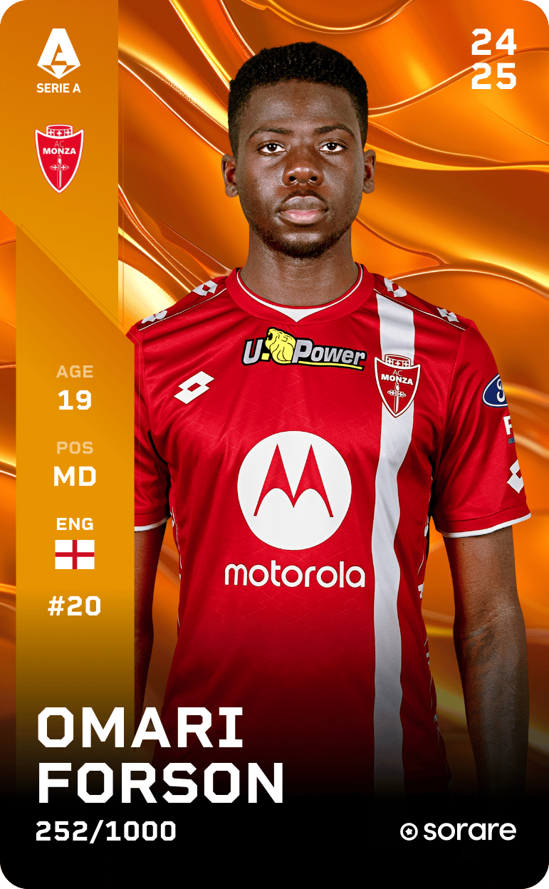 Omari Forson 2024-25 • Limited 252/1000