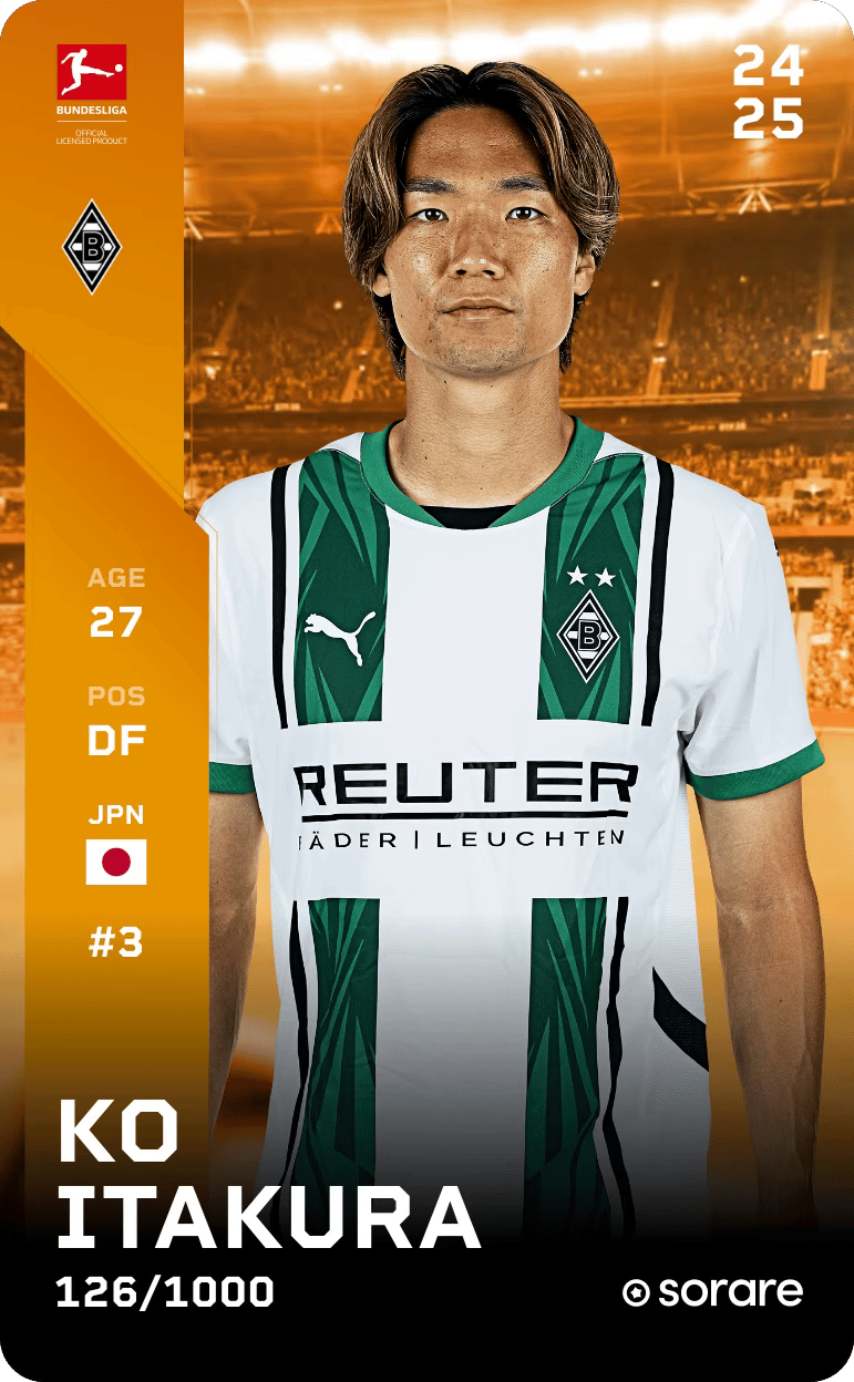 Ko Itakura 2024-25 • Limited 126/1000