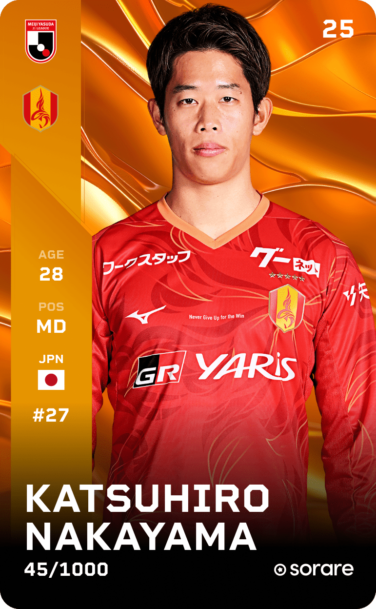 Katsuhiro Nakayama 2025-26 • Limited 45/1000