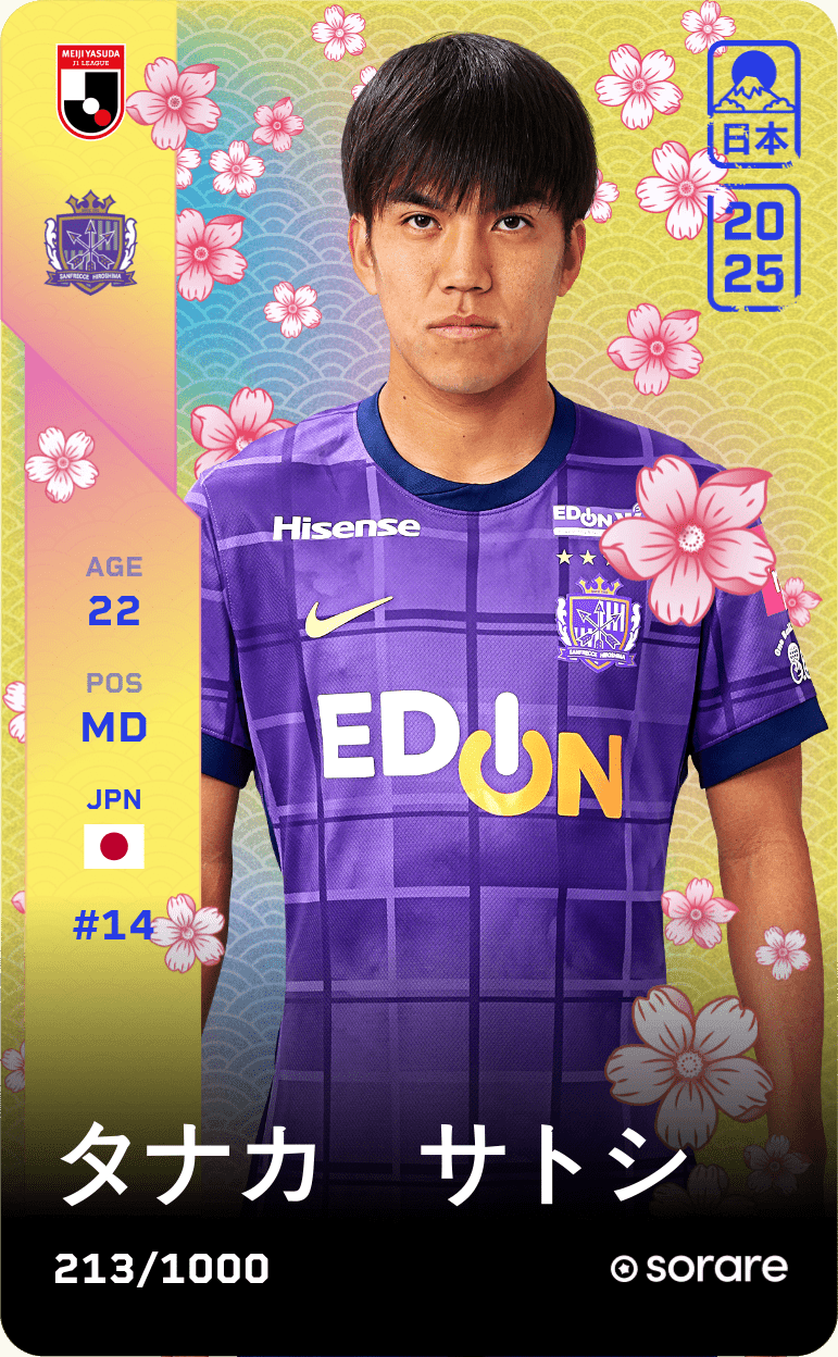 Satoshi Tanaka 2025-26 • Limited 213/1000