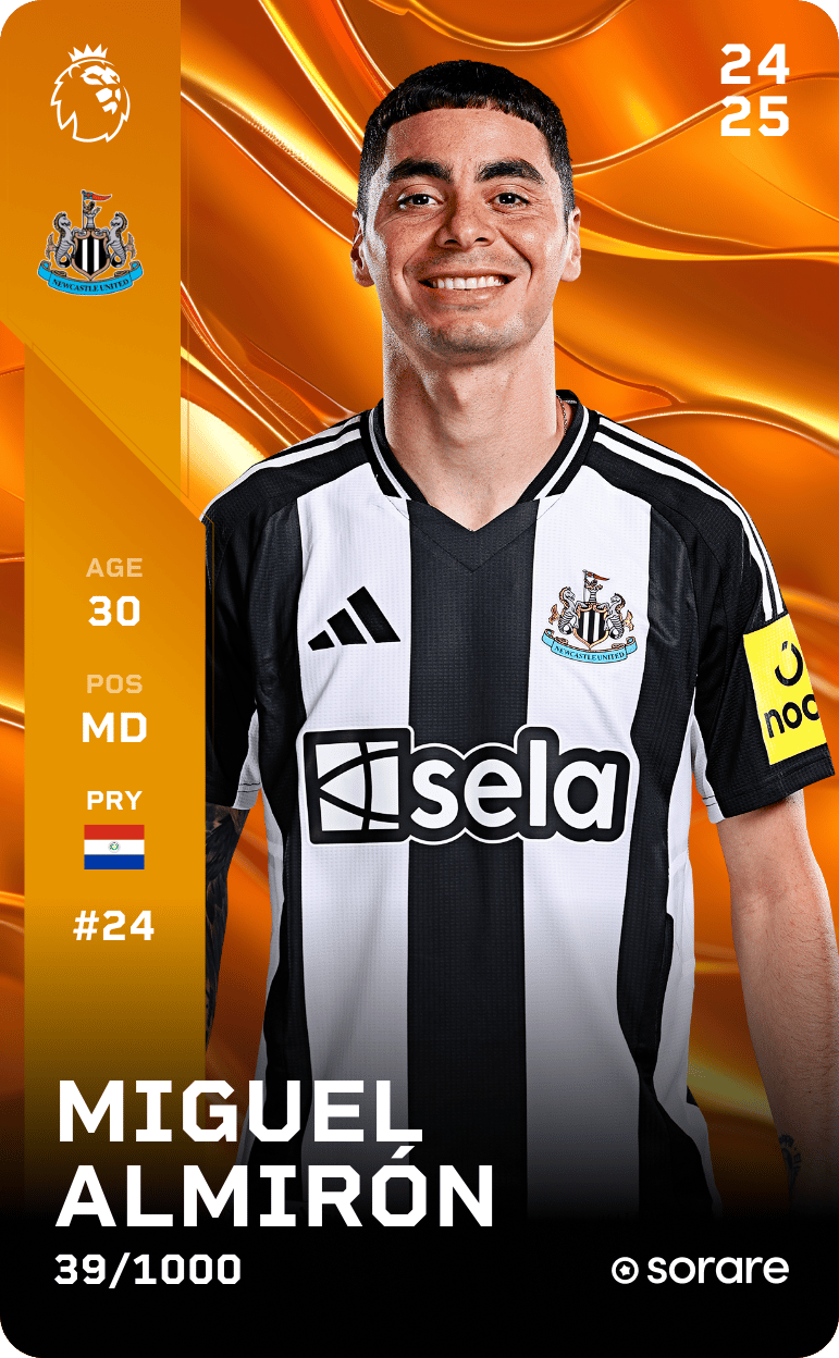 Miguel Almirón 2024-25 • Limited 39/1000
