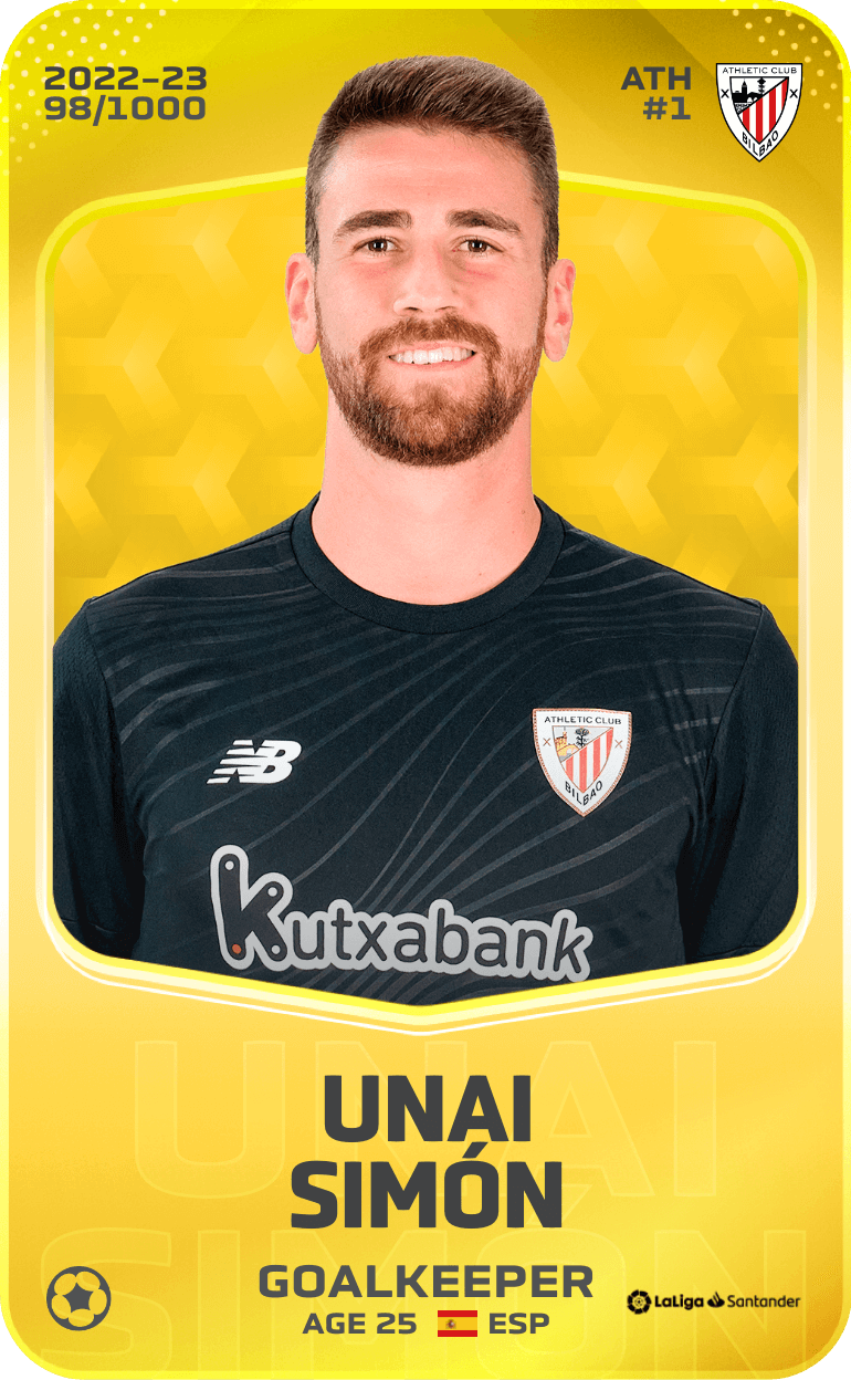 Unai Simón 2022-23 • Limited 98/1000