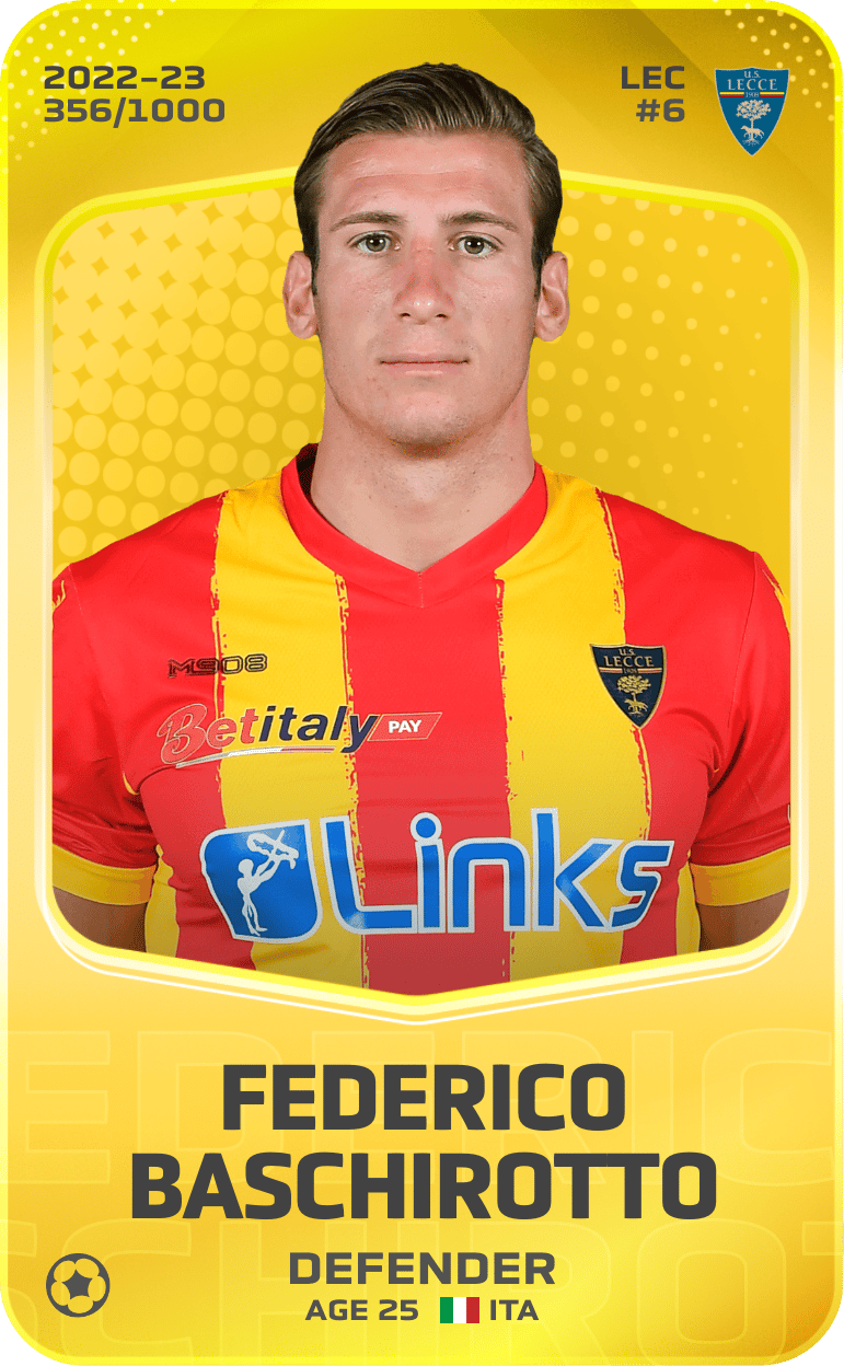 Federico Baschirotto 2022-23 • Limited 356/1000
