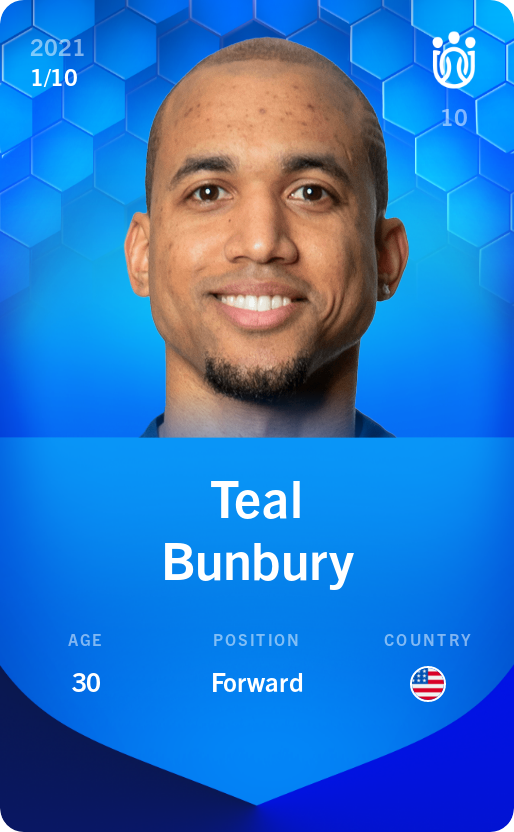 Sorare - Sorare Official - Teal Bunbury 2021-22 • Super Rare 1/10 - NFT # 87777894899414140358823437689589026982659251497846169345089413918436701706264