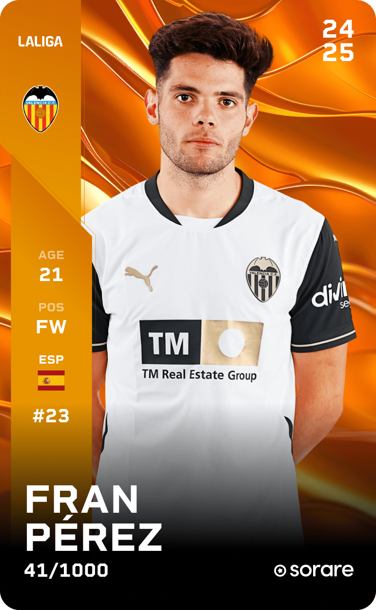 Fran Pérez 2024-25 • Limited 41/1000