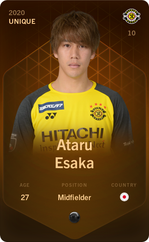 Sorare - Sorare Official - Ataru Esaka 2020-21 • Unique - NFT # 105990611860765203465535477826153790969594041003734063137948320700842453009872
