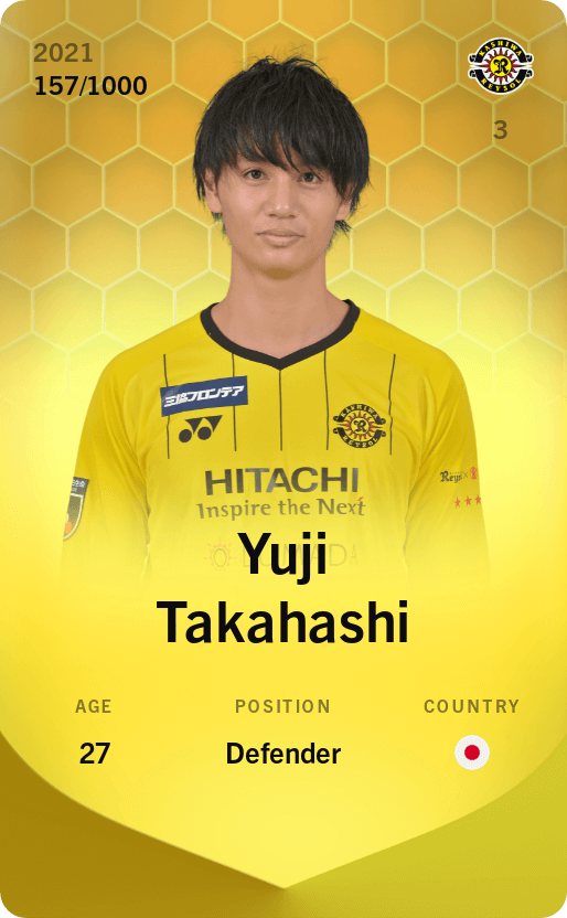 Yuji Takahashi 2021-22 • Limited 157/1000