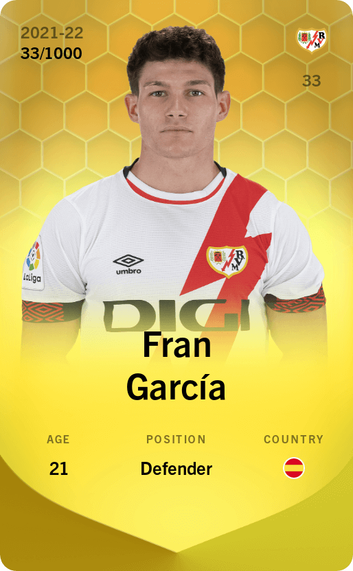Fran García 2021-22 • Limited 33/1000