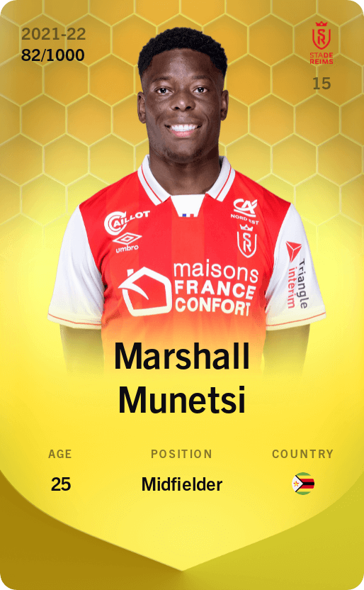 Marshall Munetsi 2021-22 • Limited 82/1000