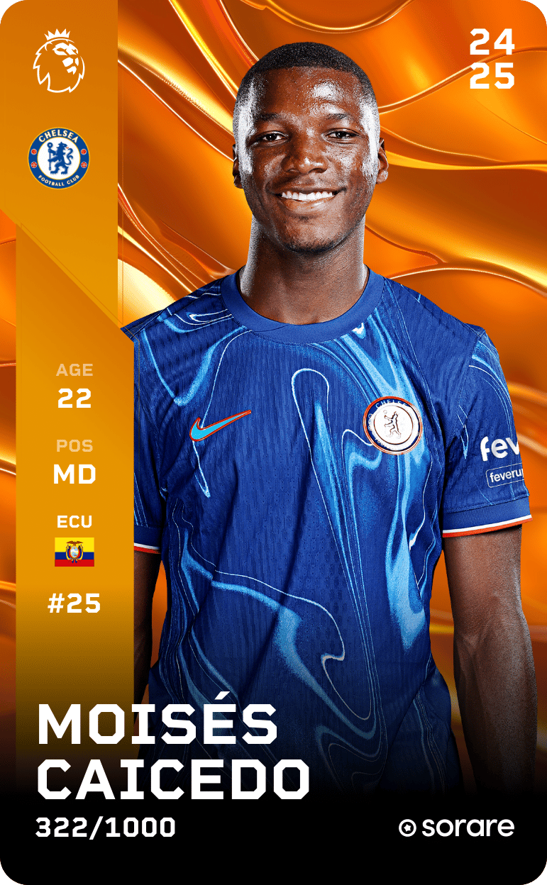 Moisés Caicedo 2024-25 • Limited 322/1000
