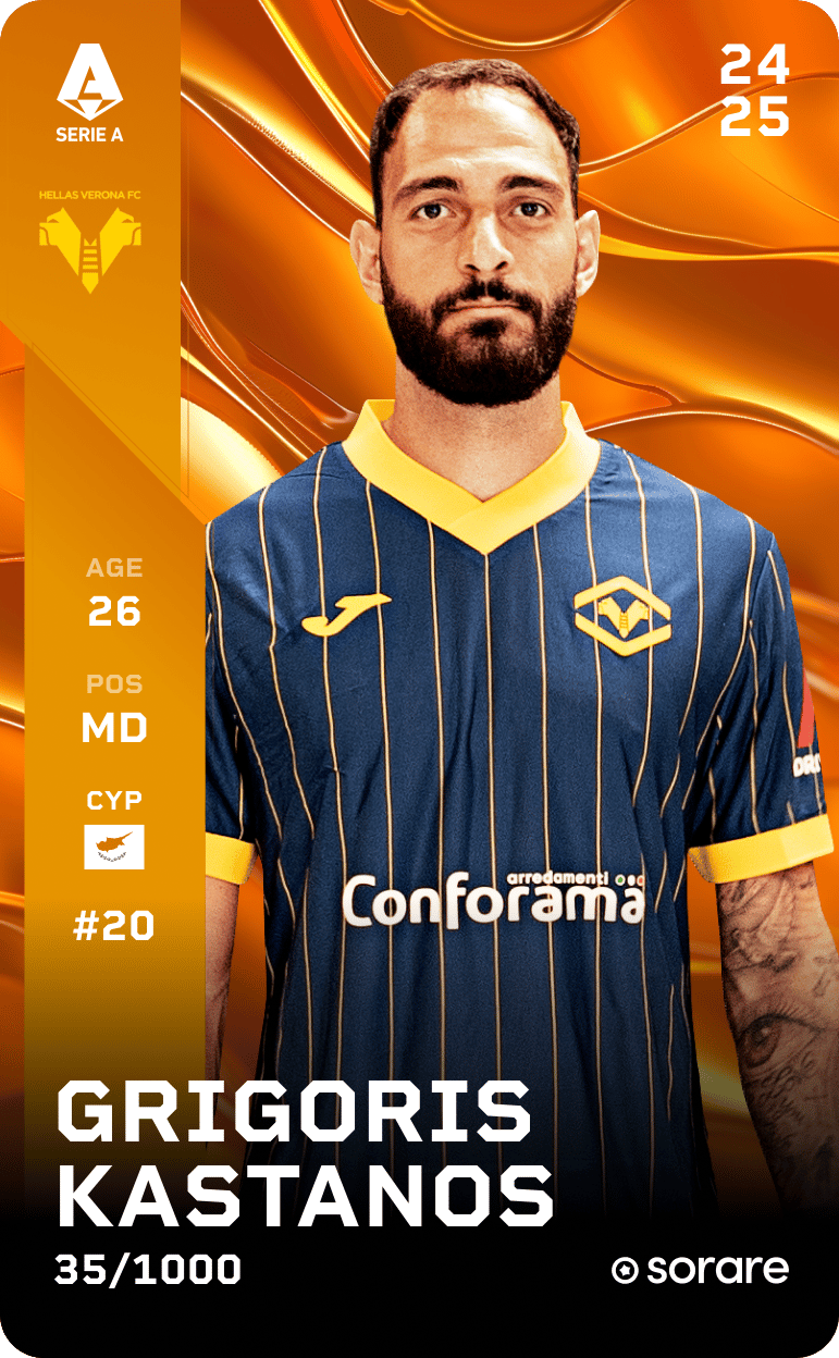 Grigoris Kastanos 2024-25 • Limited 35/1000