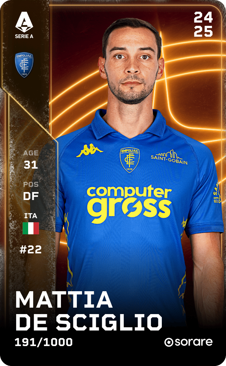 Mattia De Sciglio 2024-25 • Limited 191/1000