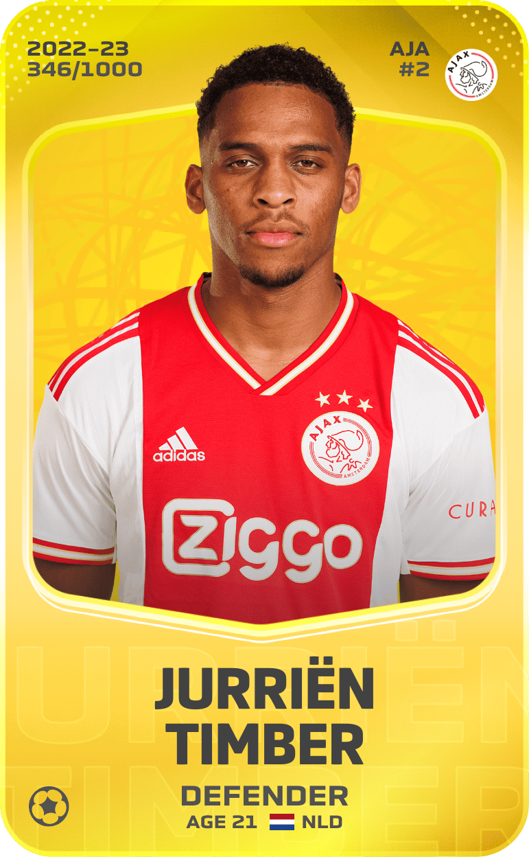 Jurriën Timber 2022-23 • Limited 346/1000