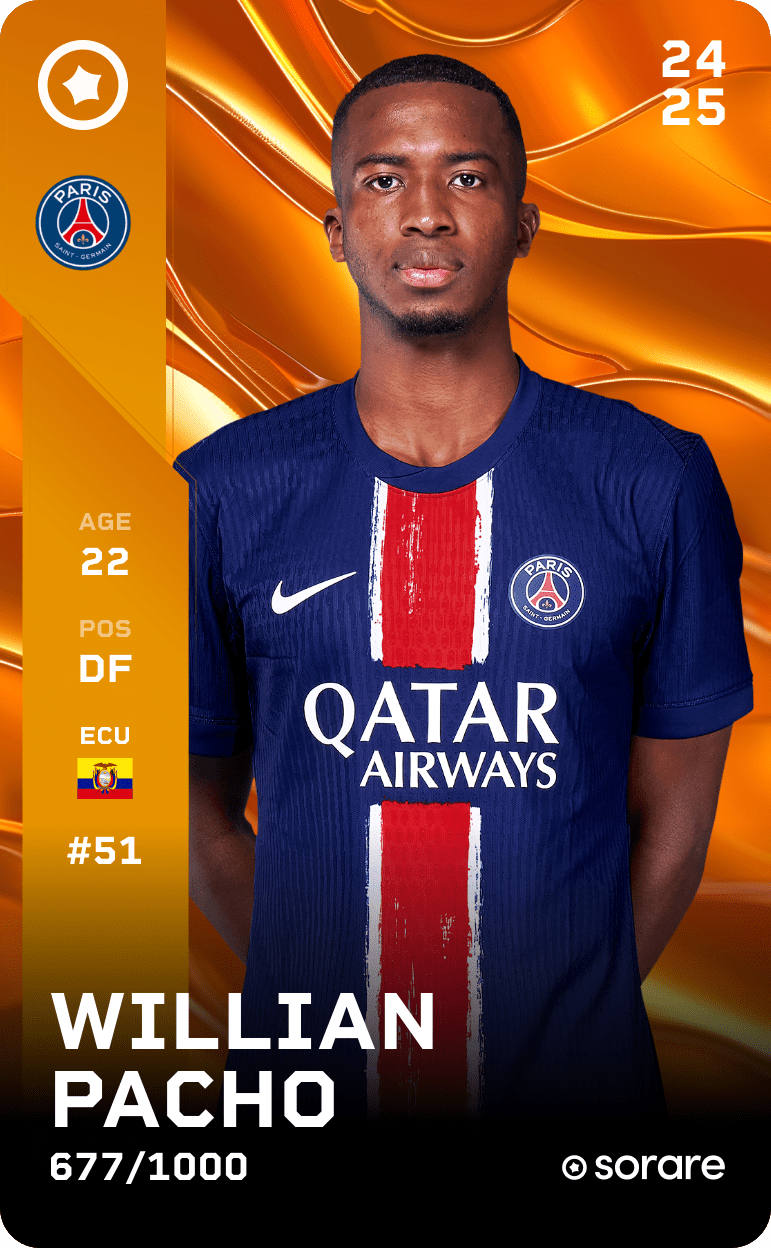 Willian Pacho 2024-25 • Limited 677/1000