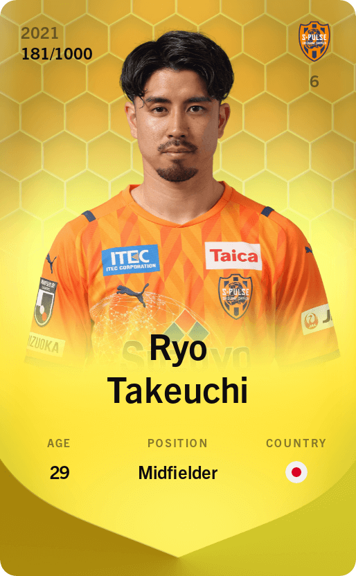 Ryo Takeuchi 2021-22 • Limited 181/1000