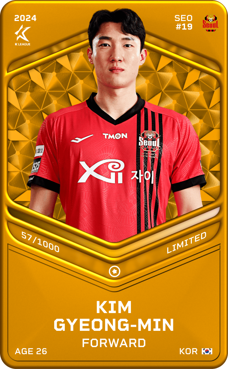 Kim Gyeong-Min 2024-25 • Limited 57/1000