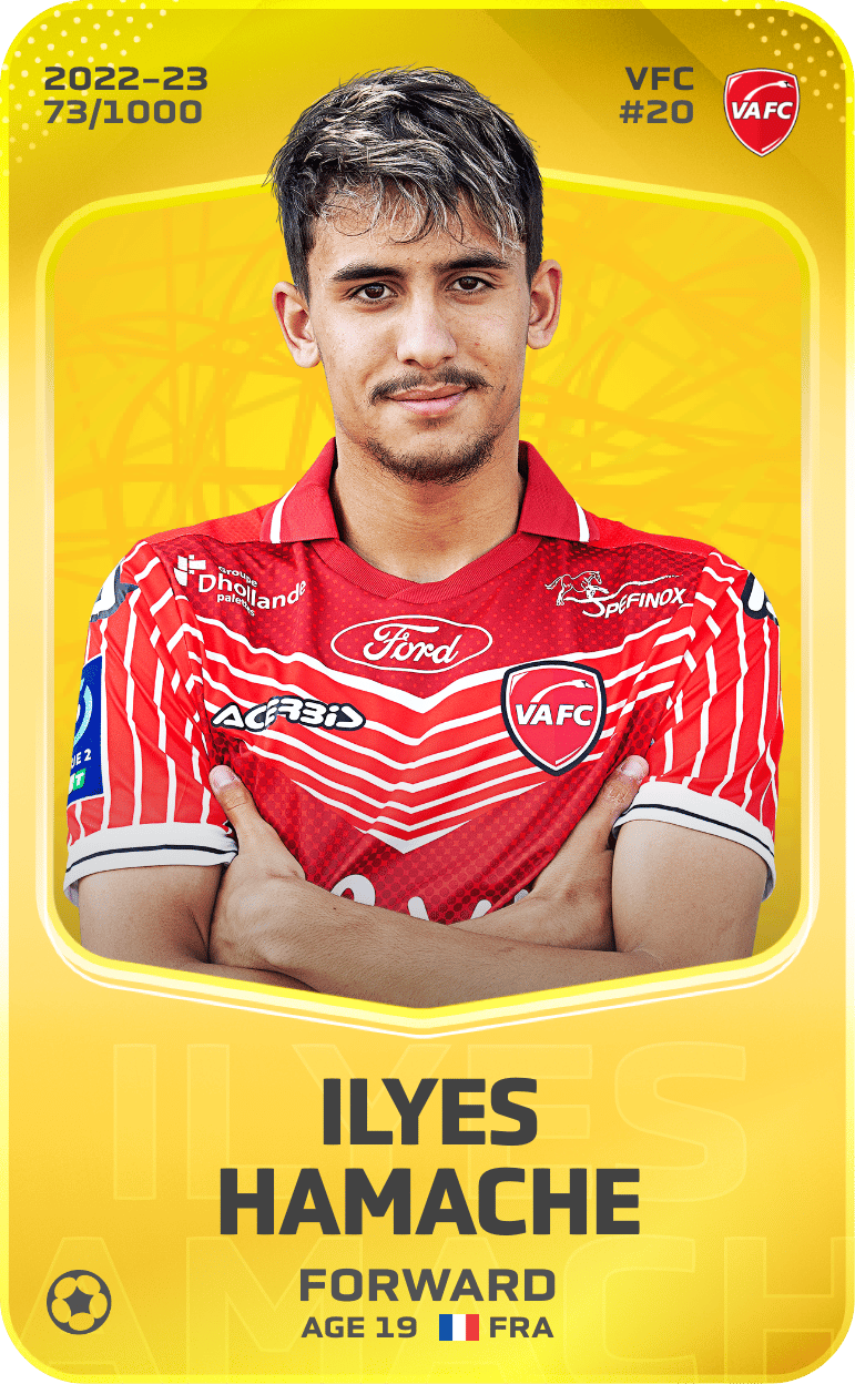 Ilyes Hamache 2022-23 • Limited 73/1000
