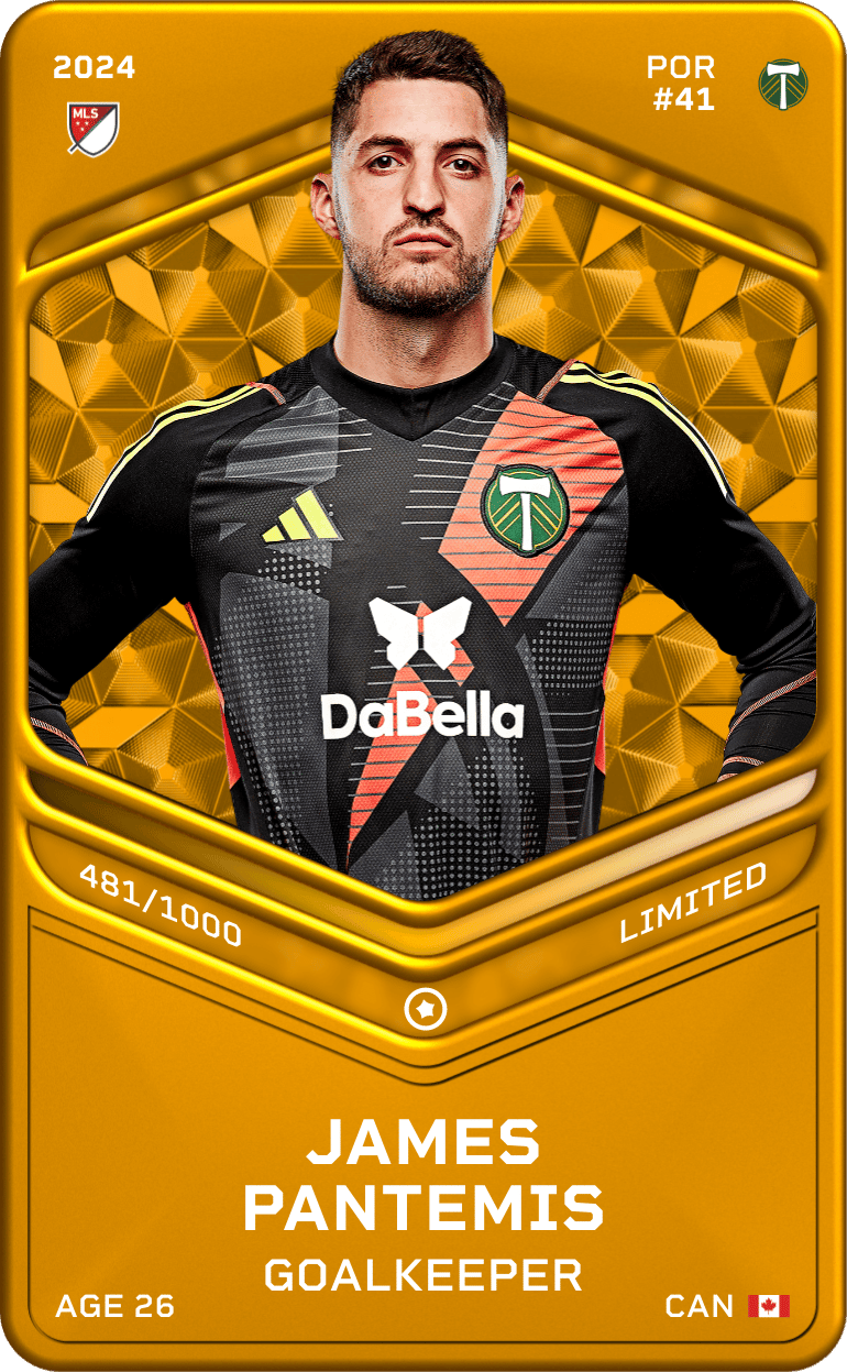 James Pantemis 2024-25 • Limited 481/1000