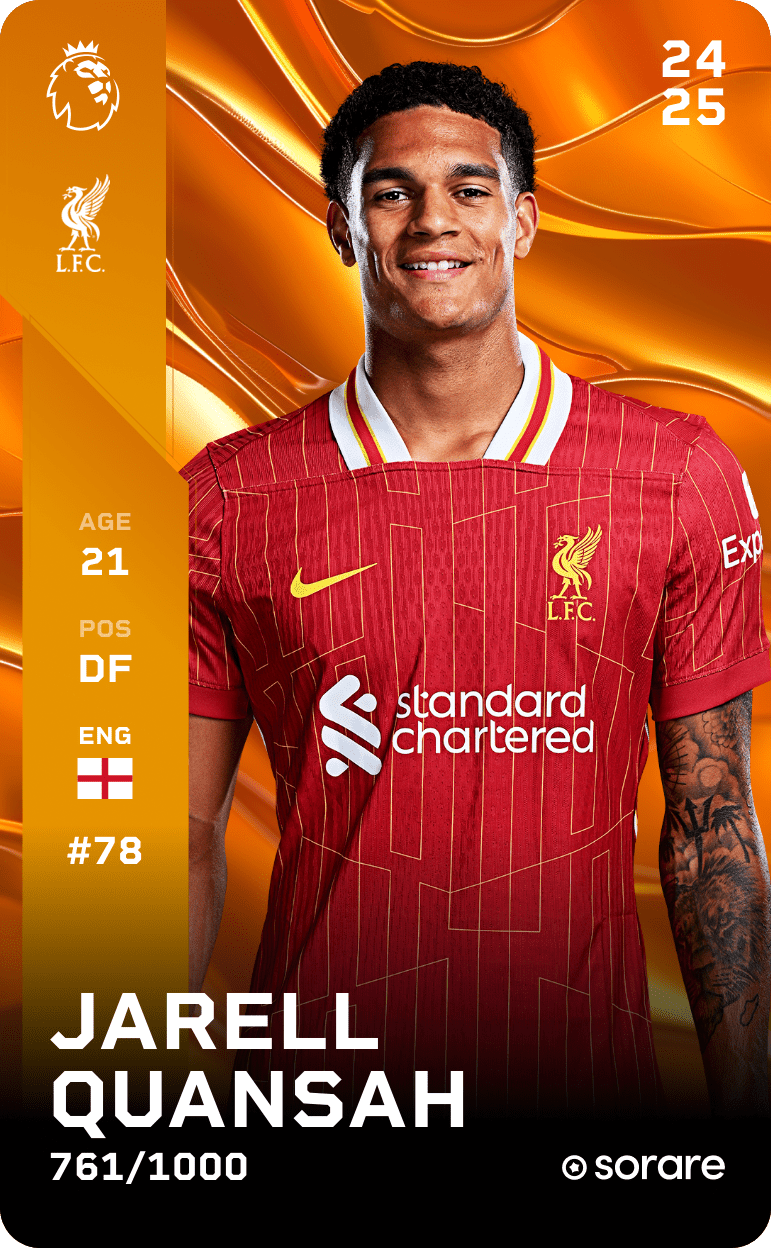 Jarell Quansah 2024-25 • Limited 761/1000