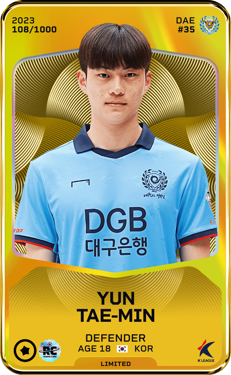 Yun Tae-Min 2023-24 • Limited 108/1000