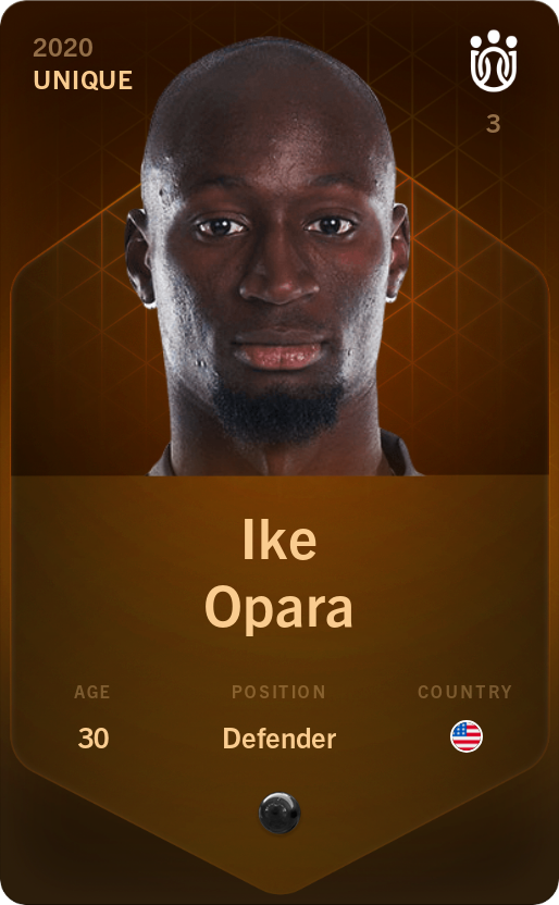 Sorare - Sorare Official - Ike Opara 2020-21 • Unique - NFT # 80737872471291380268426737654459592765867261387778721632318938225265862455346