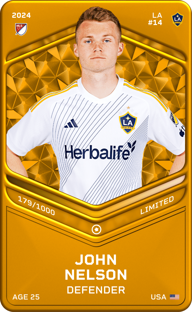 John Nelson 2024-25 • Limited 179/1000