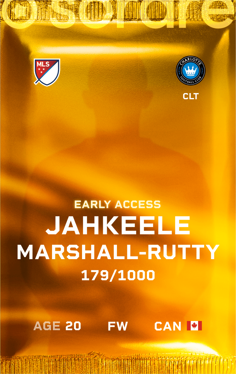 Jahkeele Marshall-Rutty 2025-26 • Limited 179/1000