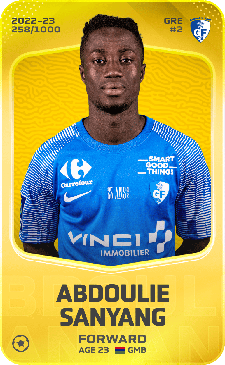 Abdoulie Sanyang 2022-23 • Limited 258/1000