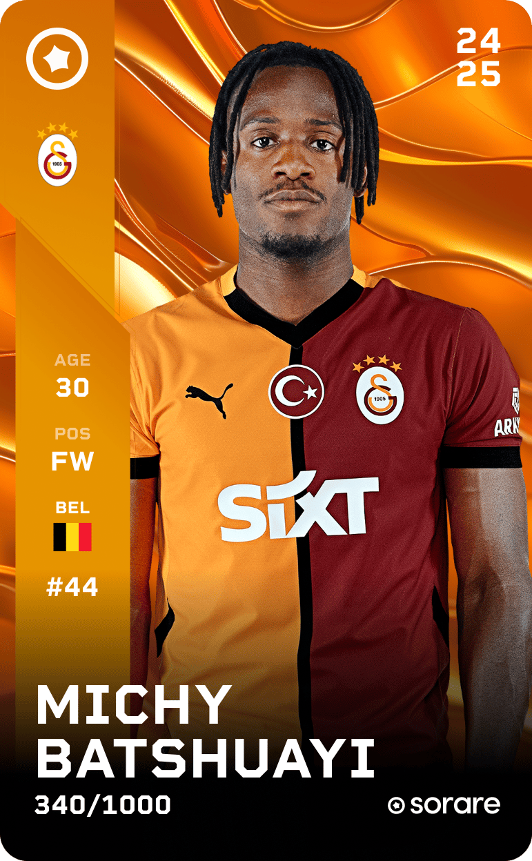 Michy Batshuayi 2024-25 • Limited 340/1000
