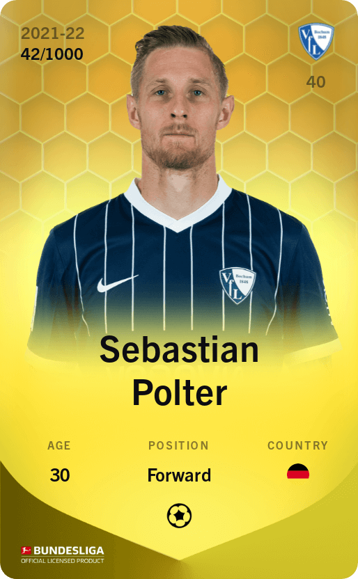 Sebastian Polter 2021-22 • Limited 42/1000