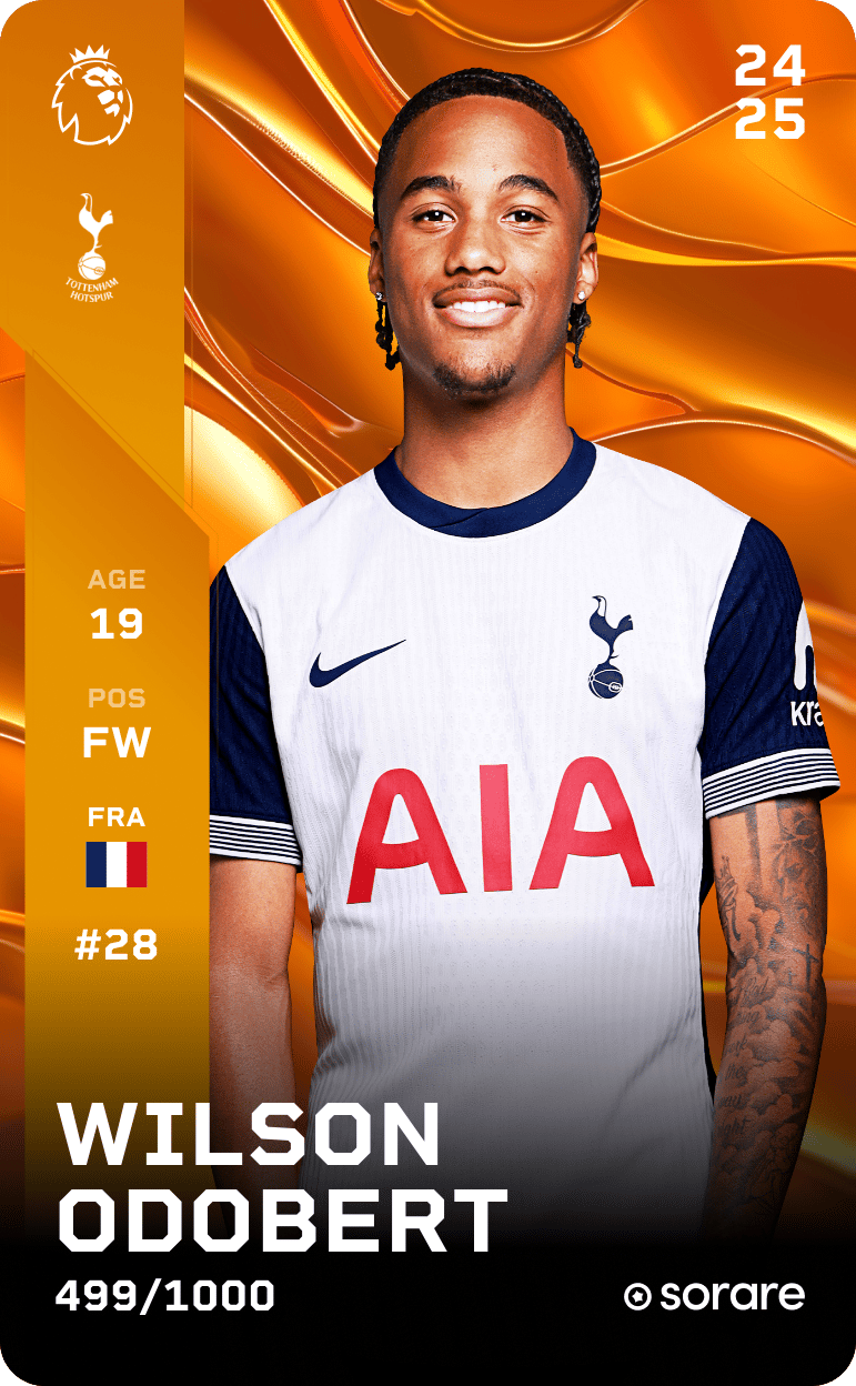 Wilson Odobert 2024-25 • Limited 499/1000