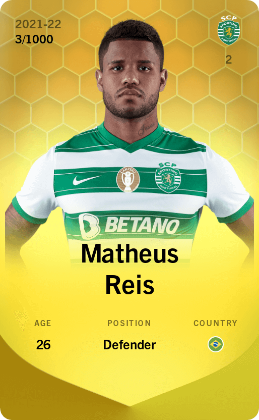 Matheus Reis 2021-22 • Limited 3/1000