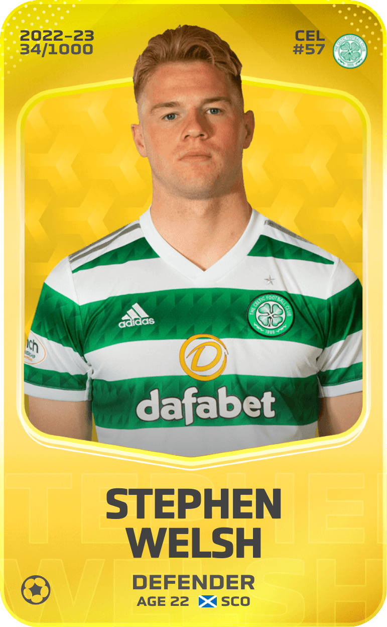 Stephen Welsh 2022-23 • Limited 34/1000