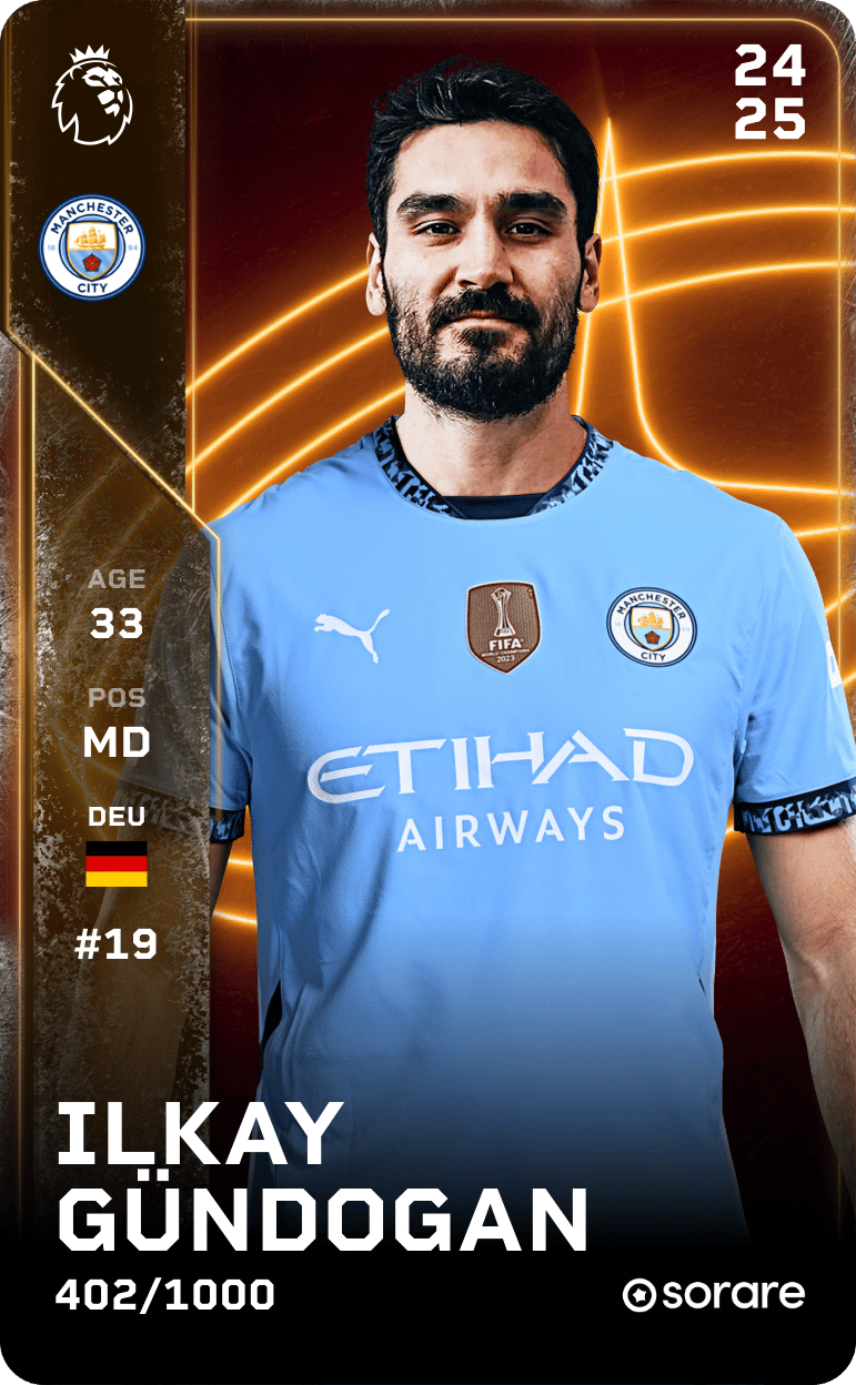 Ilkay Gündogan 2024-25 • Limited 402/1000
