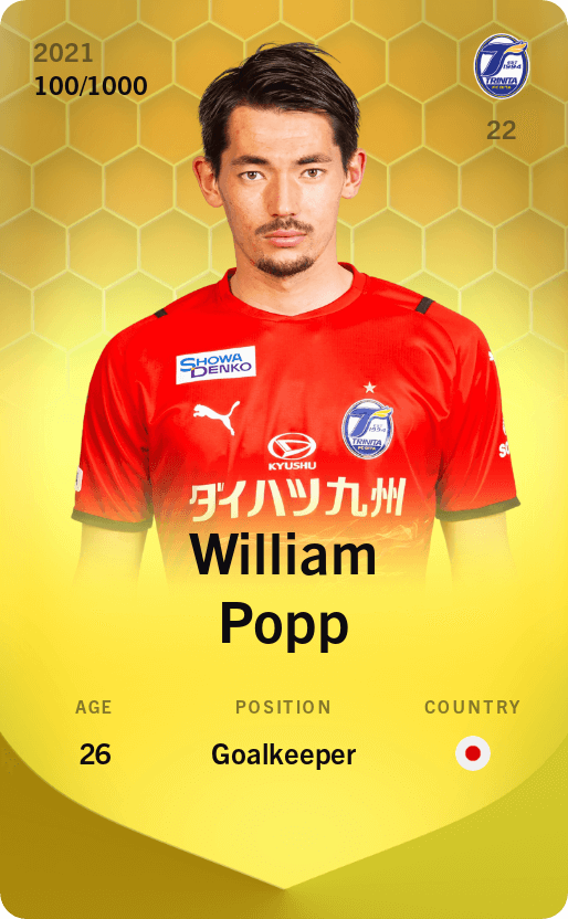 William Popp 2021-22 • Limited 100/1000