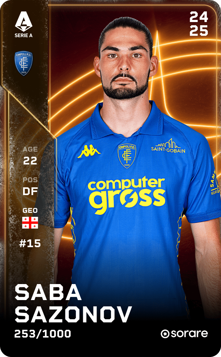 Saba Sazonov 2024-25 • Limited 253/1000