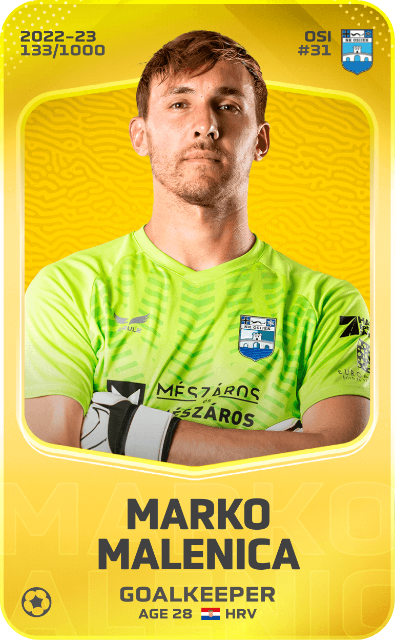 Marko Malenica 2022-23 • Limited 133/1000