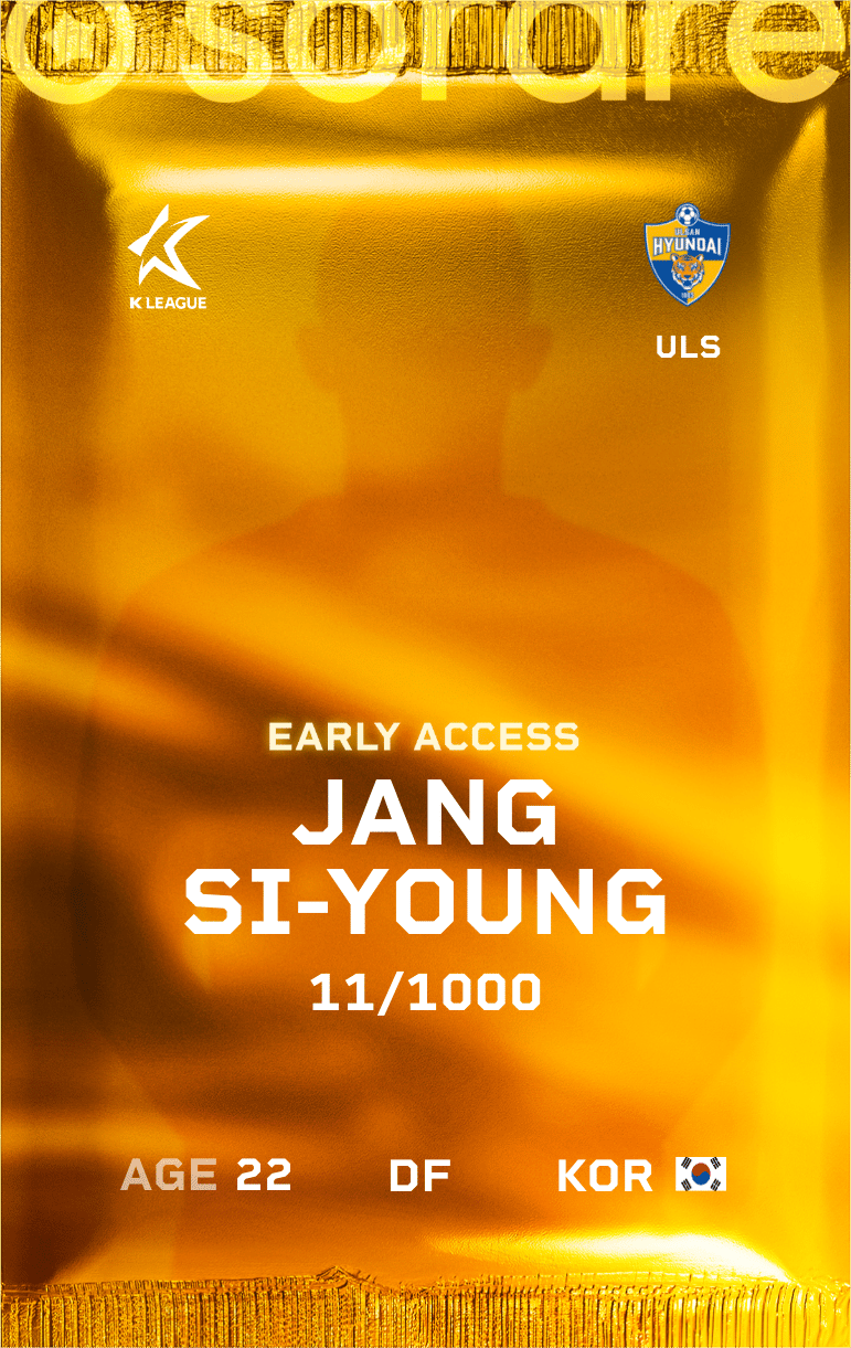 Jang Si-Young 2025-26 • Limited 11/1000