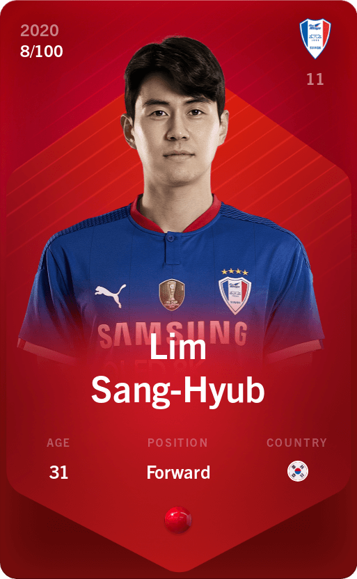 Rare Card of Lim Sang-Hyub – 2021 – Sorare