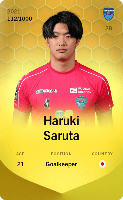Haruki Saruta 2021-22 • Limited 112/1000