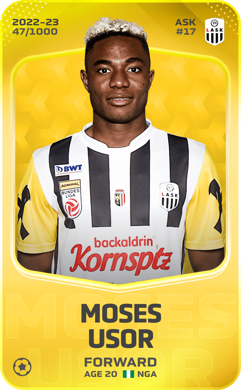 Moses Usor 2022-23 • Limited 47/1000