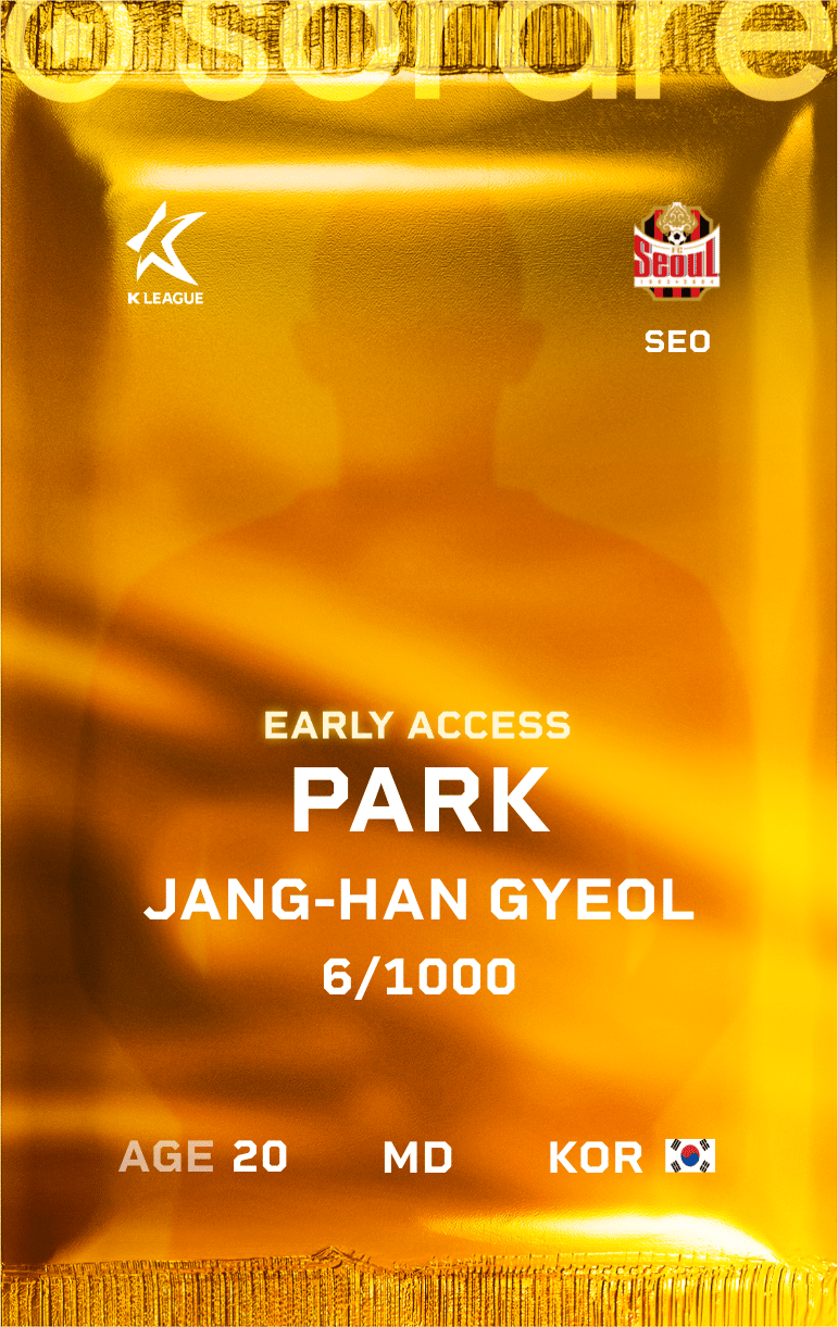 Park Jang Han-Gyeol 2025-26 • Limited 6/1000
