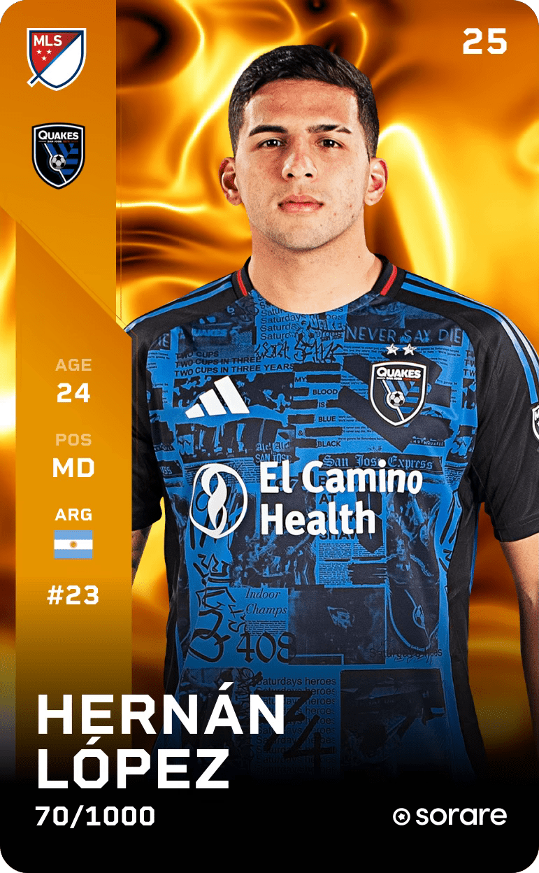 Hernán López 2025-26 • Limited 70/1000