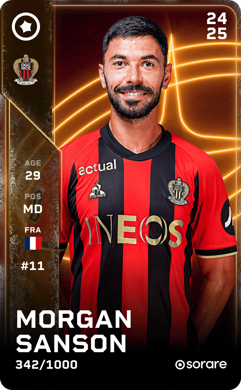 Morgan Sanson 2024-25 • Limited 342/1000