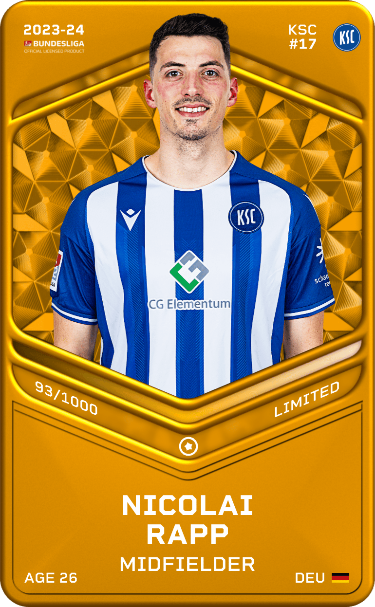 Nicolai Rapp 2023-24 • Limited 93/1000