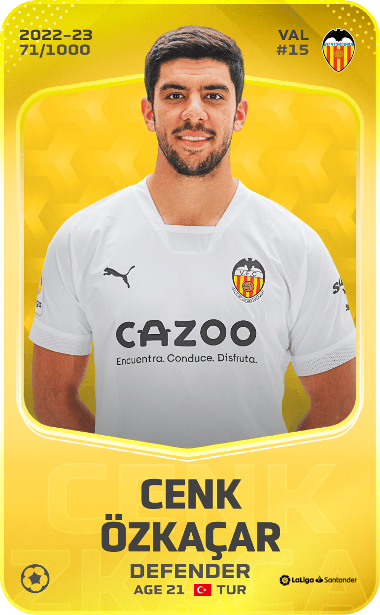 Cenk Özkaçar 2022-23 • Limited 71/1000