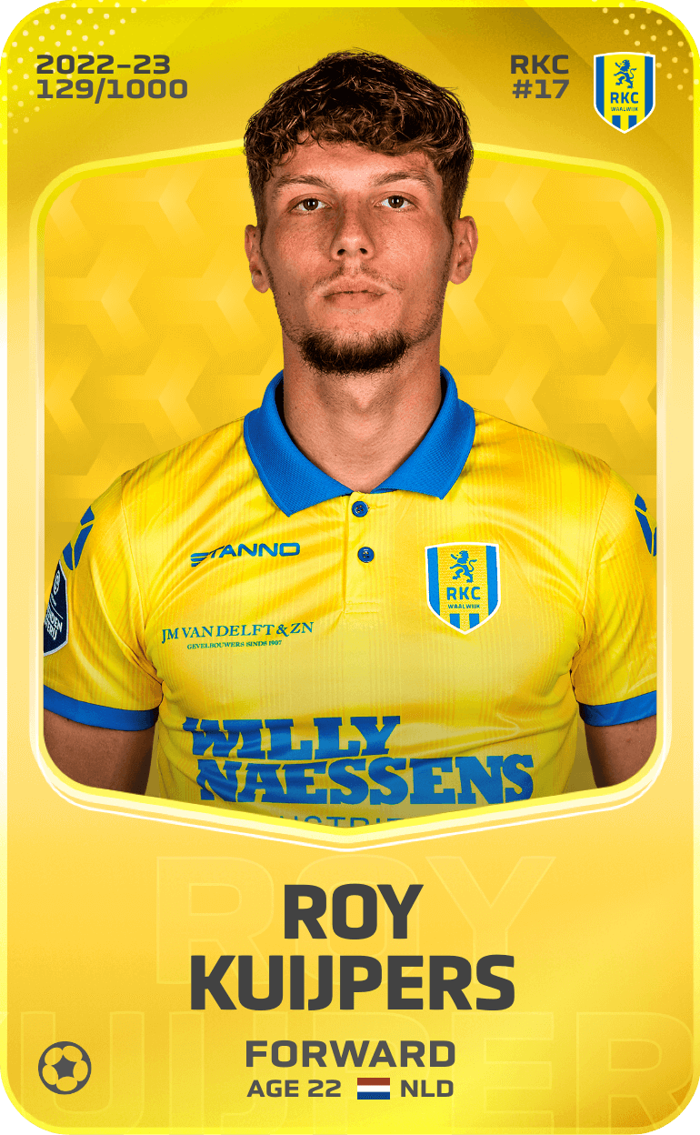 Roy Kuijpers 2022-23 • Limited 129/1000