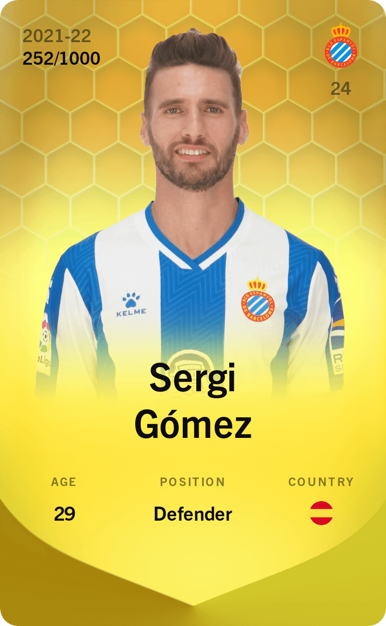 Sergi Gómez 2021-22 • Limited 252/1000
