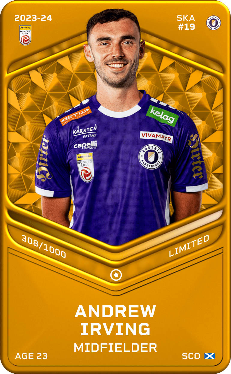 Andrew Irving 2023-24 • Limited 308/1000