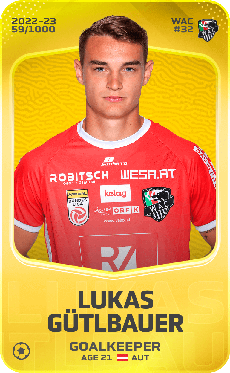 Lukas Gütlbauer 2022-23 • Limited 59/1000